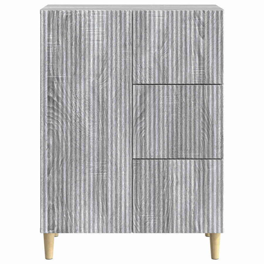 Dressoir met lade Grijs sonoma 66 x 34,5 x 90 cm Bewerkt hout
