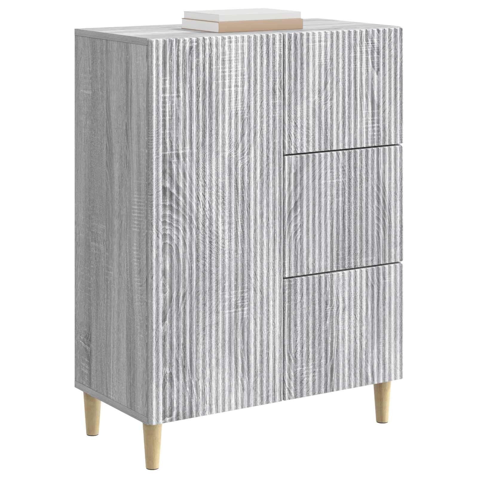 Dressoir met lade Grijs sonoma 66 x 34,5 x 90 cm Bewerkt hout