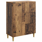 Sideboard with drawer Old wood 66 x 34.5 x 90 cm Processed wood