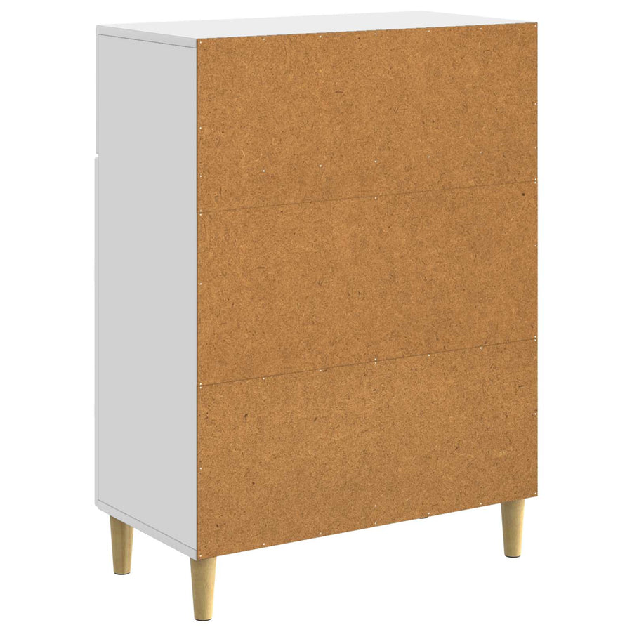 Dressoir met lade Wit 66 x 34,5 x 90 cm Bewerkt hout