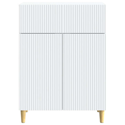 Dressoir met lade Wit 66 x 34,5 x 90 cm Bewerkt hout