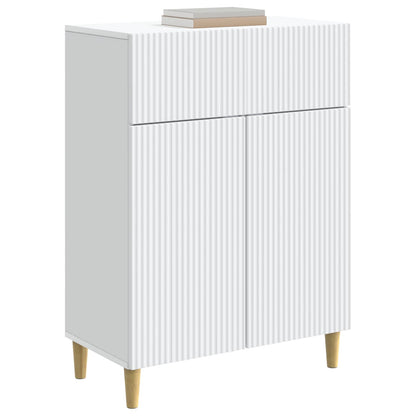 Dressoir met lade Wit 66 x 34,5 x 90 cm Bewerkt hout