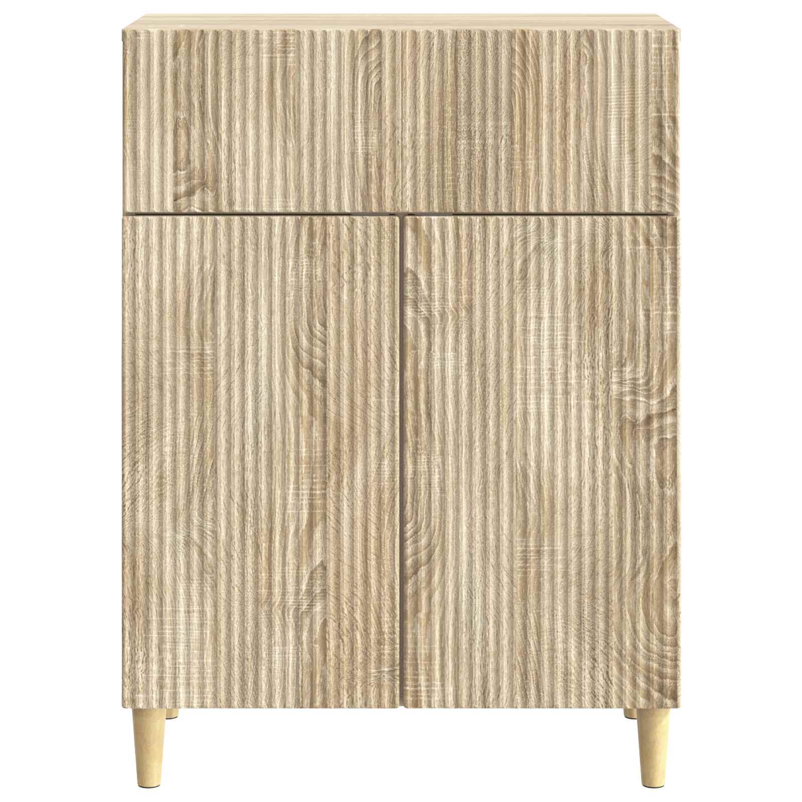 Dressoir met lade Sonoma Eiken 66 x 34,5 x 90 cm Bewerkt hout