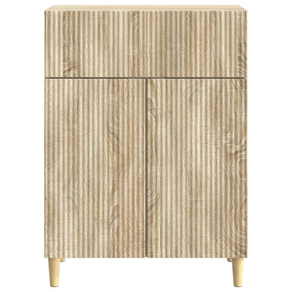 Dressoir met lade Sonoma Eiken 66 x 34,5 x 90 cm Bewerkt hout