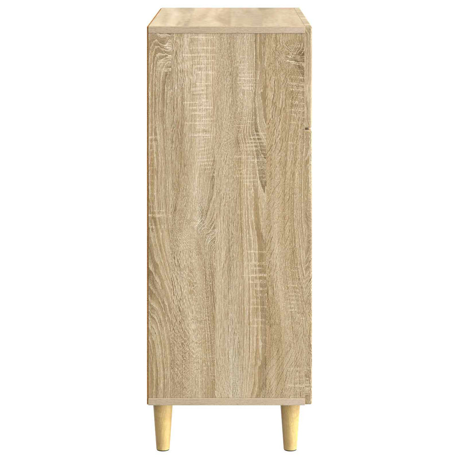 Dressoir met lade Sonoma Eiken 66 x 34,5 x 90 cm Bewerkt hout