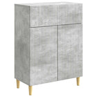 Dressoir betongrijs 66x34,5x90 cm bewerkt hout