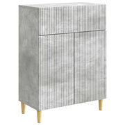 Dressoir betongrijs 66x34,5x90 cm bewerkt hout