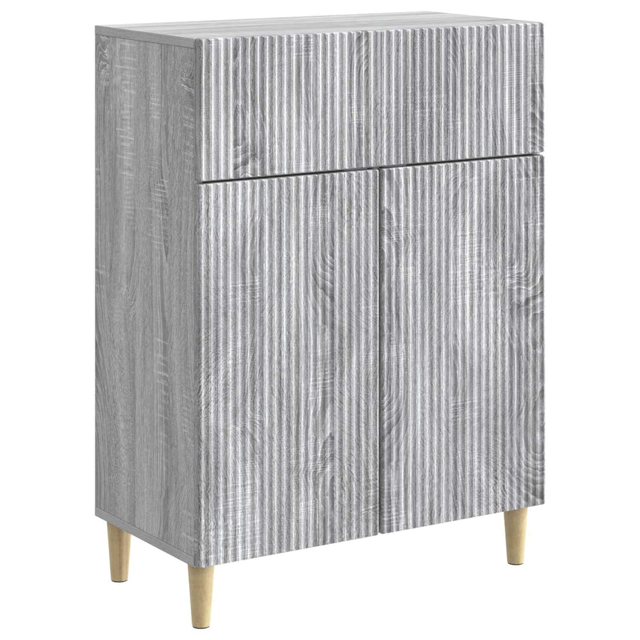 Dressoir met lade Grijs sonoma 66 x 34,5 x 90 cm Bewerkt hout