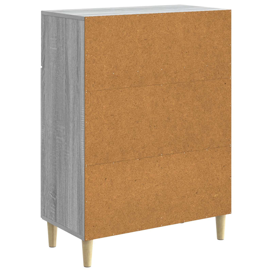 Dressoir met lade Grijs sonoma 66 x 34,5 x 90 cm Bewerkt hout