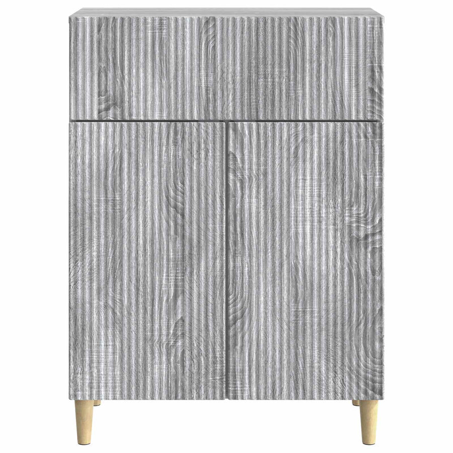 Dressoir met lade Grijs sonoma 66 x 34,5 x 90 cm Bewerkt hout