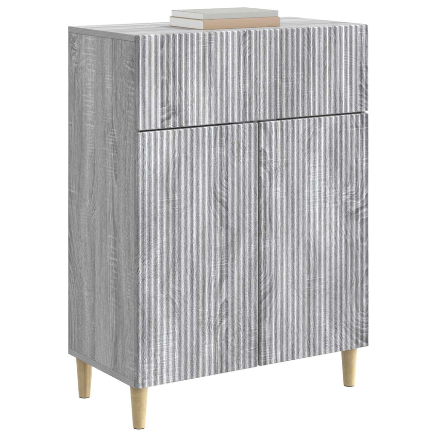 Dressoir met lade Grijs sonoma 66 x 34,5 x 90 cm Bewerkt hout