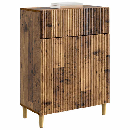 Dressoir met lade Oud hout 66 x 34,5 x 90 cm Bewerkt hout