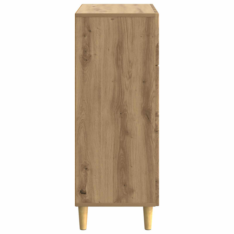 Dressoir Artisanaal eiken 66 x 34,5 x 90 cm Bewerkt hout