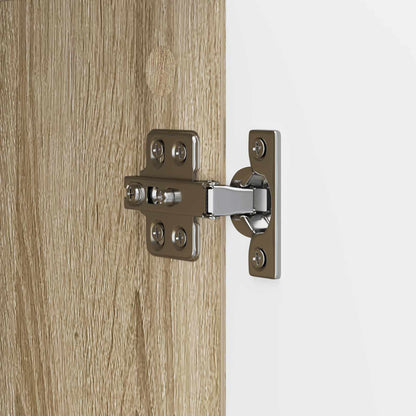 Dressoir Sonoma Eiken 89 x 34,5 x 80 cm Bewerkt hout