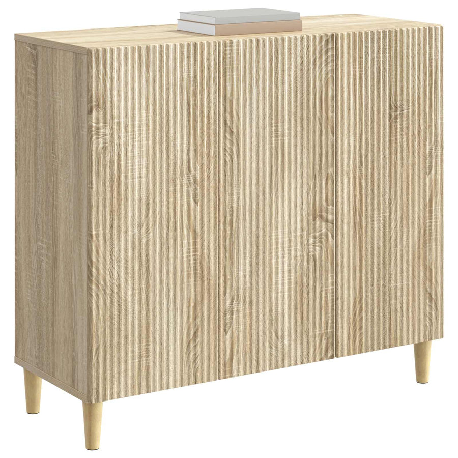 Dressoir Sonoma Eiken 89 x 34,5 x 80 cm Bewerkt hout