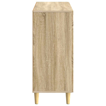 Dressoir Sonoma Eiken 89 x 34,5 x 80 cm Bewerkt hout
