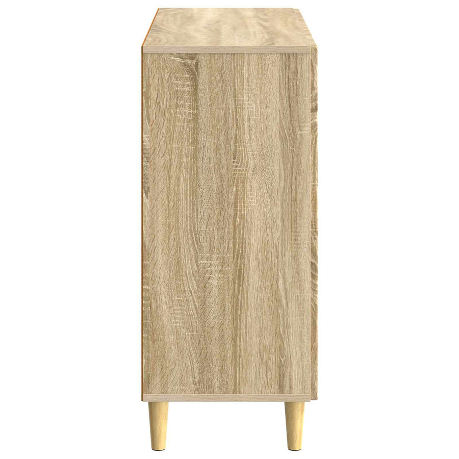Dressoir Sonoma Eiken 89 x 34,5 x 80 cm Bewerkt hout