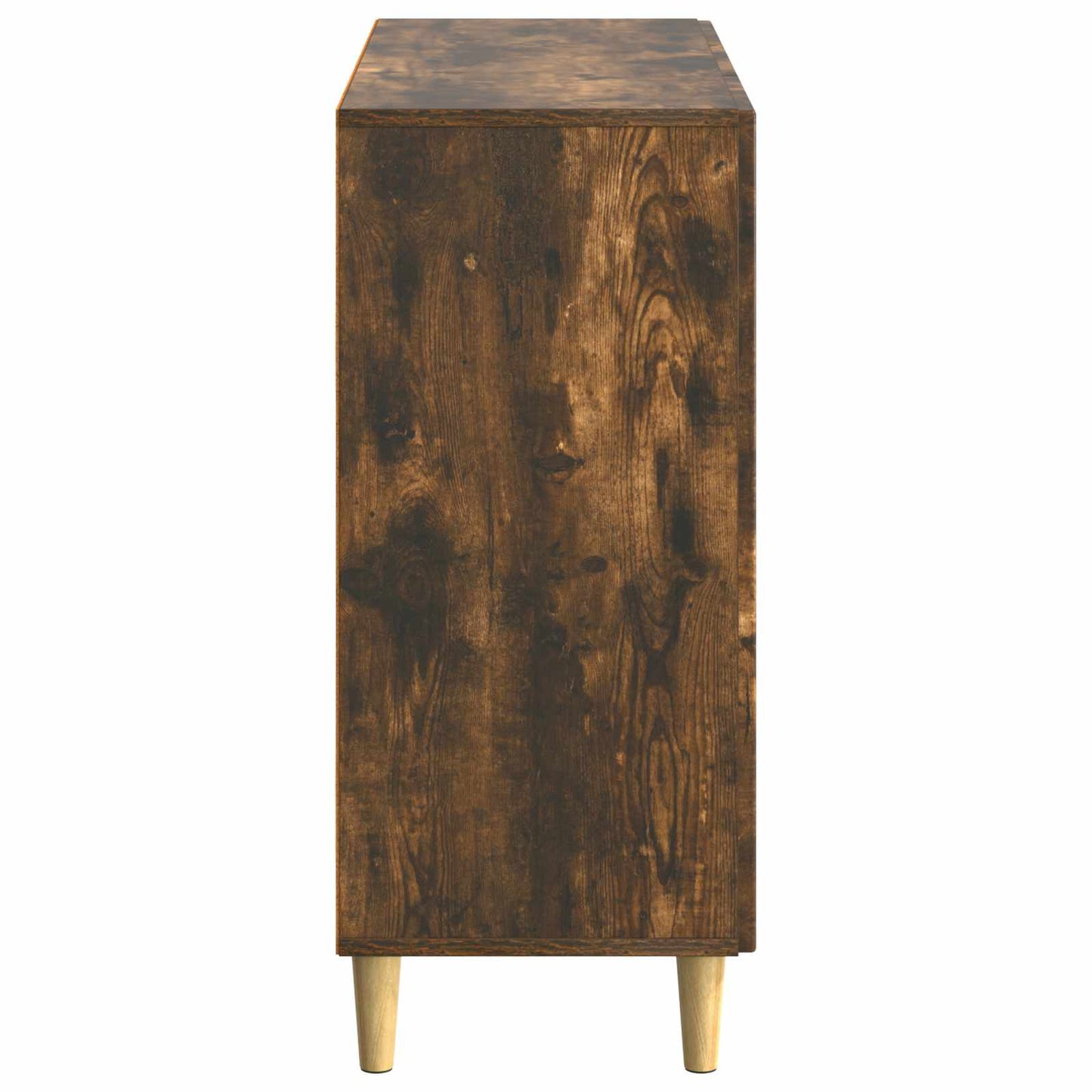 Dressoir Gerookt eiken 89 x 34,5 x 80 cm Bewerkt hout