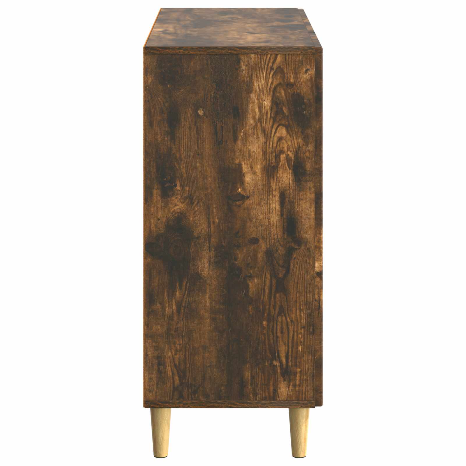 Dressoir Gerookt eiken 89 x 34,5 x 80 cm Bewerkt hout