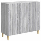 Dressoir 89x34,5x80 cm grijs sonoma bewerkt hout