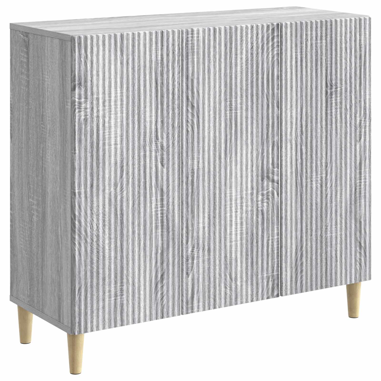 Dressoir Grijs sonoma 89 x 34,5 x 80 cm Bewerkt hout