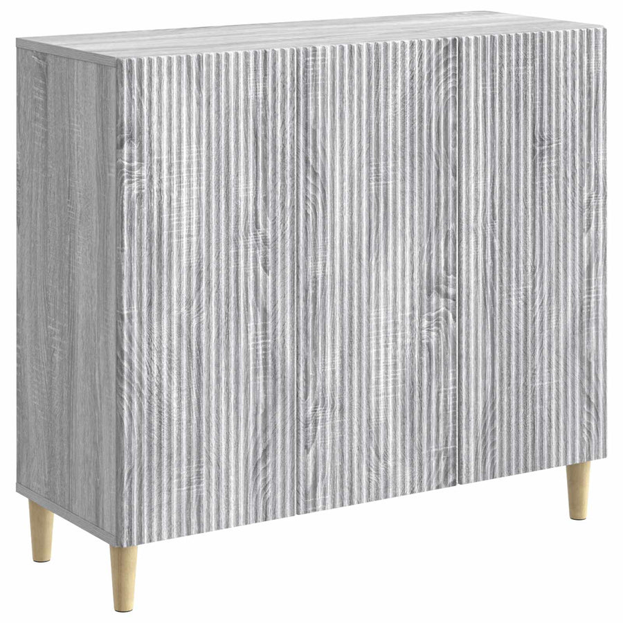 Dressoir Grijs sonoma 89 x 34,5 x 80 cm Bewerkt hout