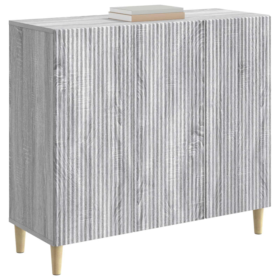 Dressoir Grijs sonoma 89 x 34,5 x 80 cm Bewerkt hout