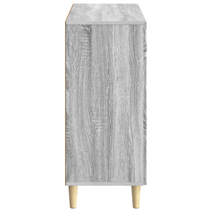 Dressoir Grijs sonoma 89 x 34,5 x 80 cm Bewerkt hout