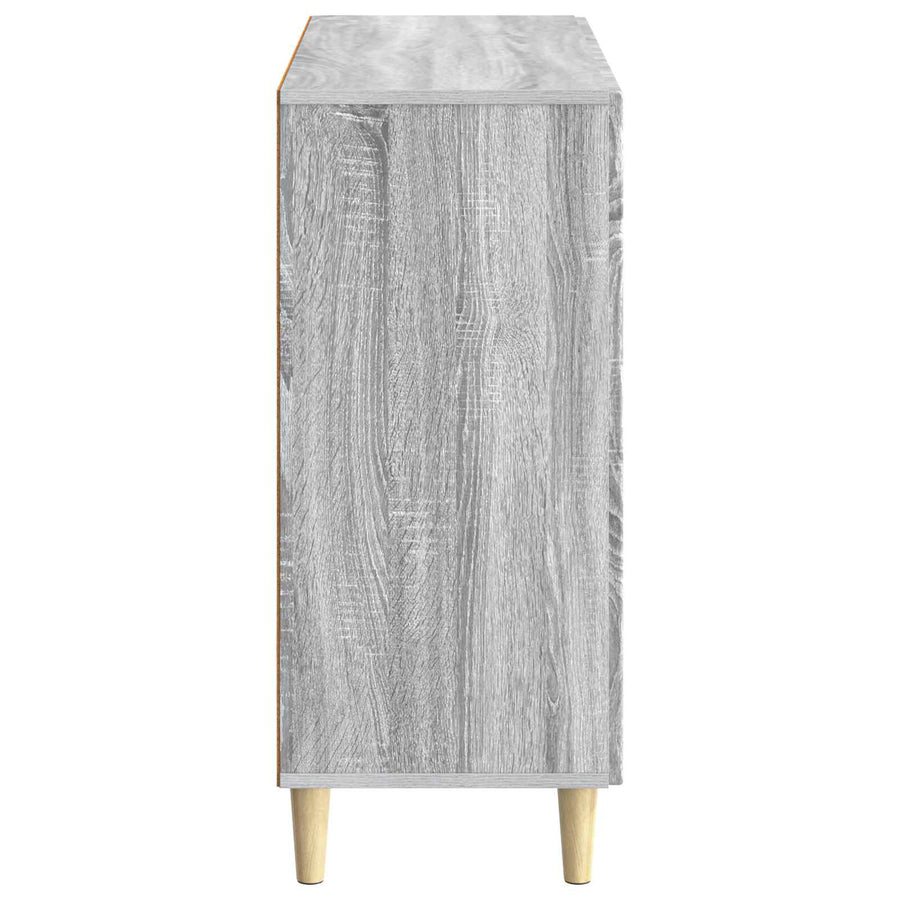 Dressoir Grijs sonoma 89 x 34,5 x 80 cm Bewerkt hout