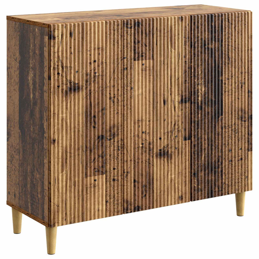 Dressoir Oud hout 89 x 34,5 x 80 cm Bewerkt hout