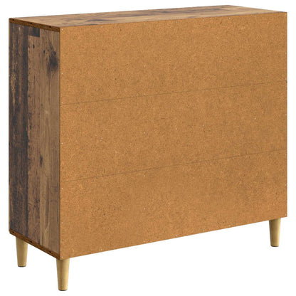 Dressoir Oud hout 89 x 34,5 x 80 cm Bewerkt hout
