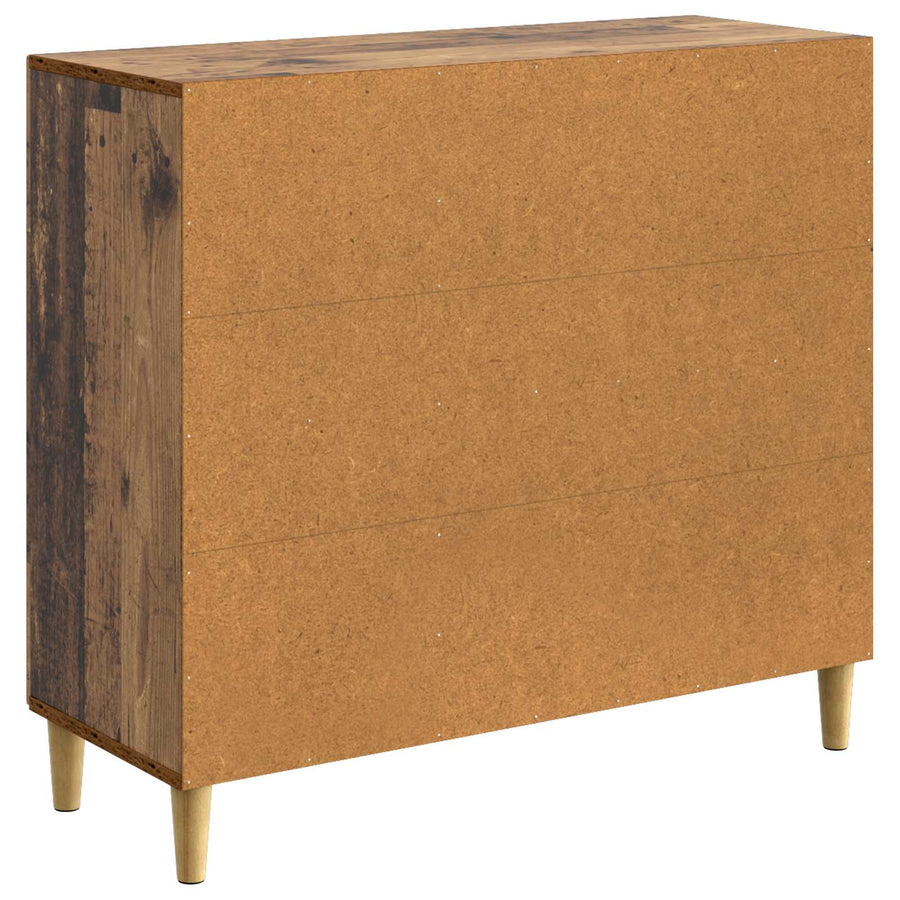 Dressoir Oud hout 89 x 34,5 x 80 cm Bewerkt hout