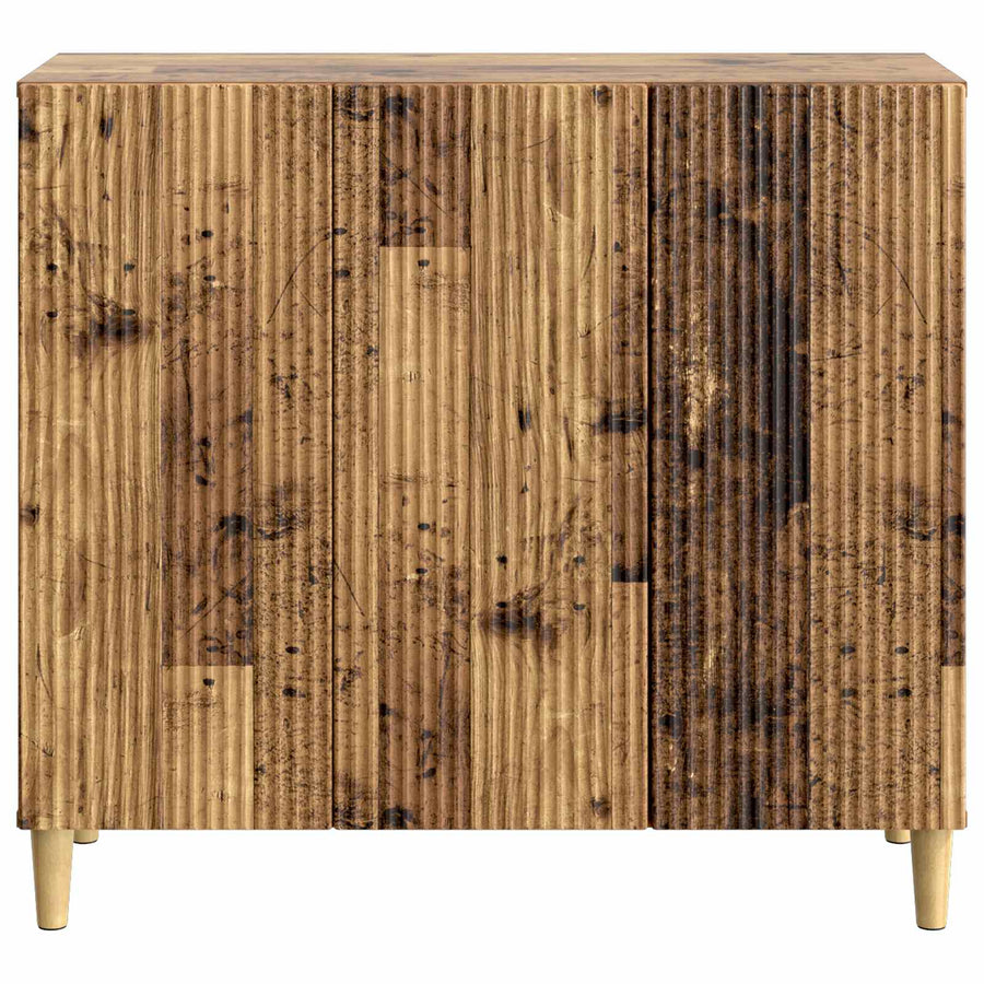 Dressoir Oud hout 89 x 34,5 x 80 cm Bewerkt hout