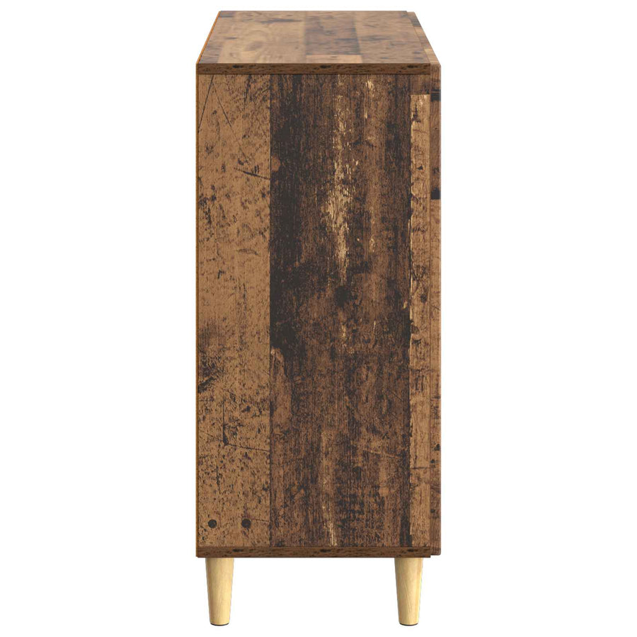 Dressoir Oud hout 89 x 34,5 x 80 cm Bewerkt hout