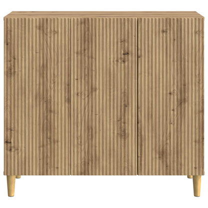 Dressoir Artisanaal eiken 89 x 34,5 x 80 cm Bewerkt hout