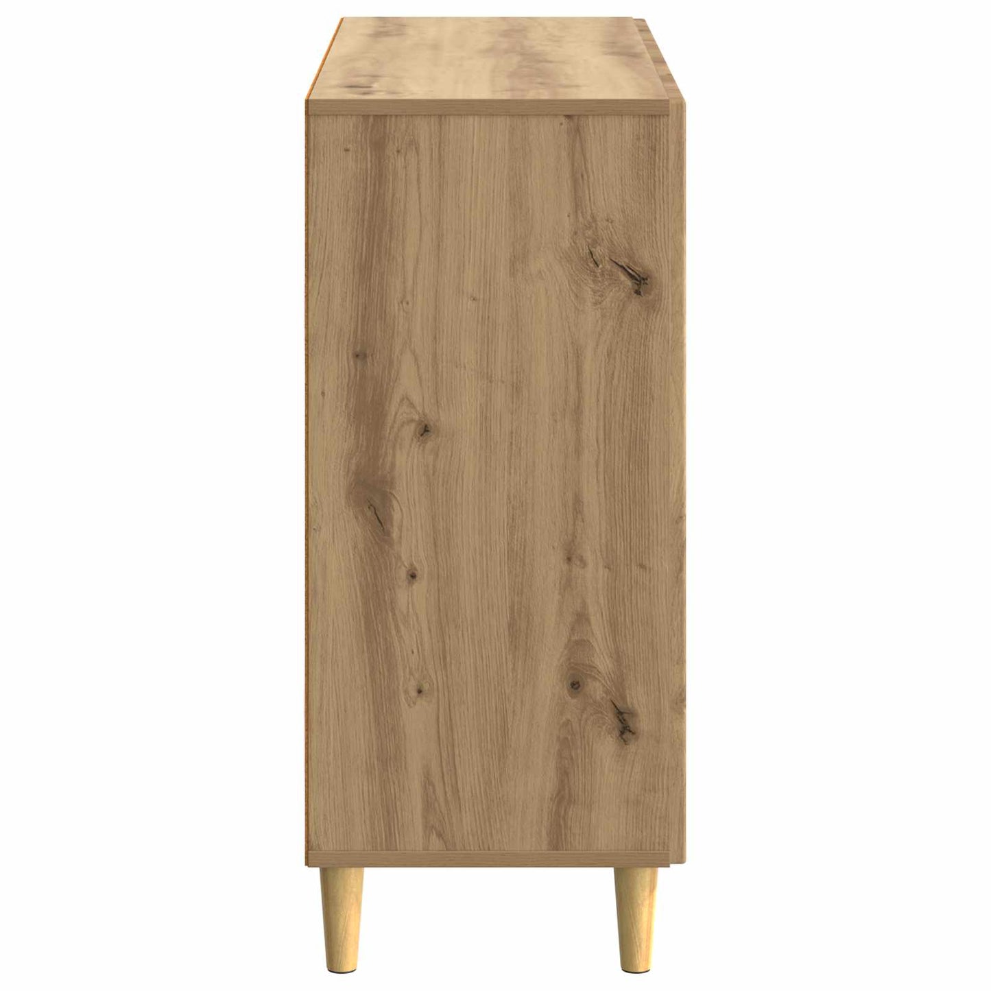 Dressoir Artisanaal eiken 89 x 34,5 x 80 cm Bewerkt hout