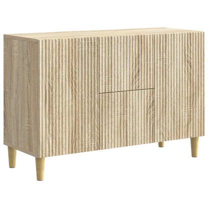 Dressoir met lade Sonoma Eiken 89 x 34,5 x 60 cm Bewerkt hout