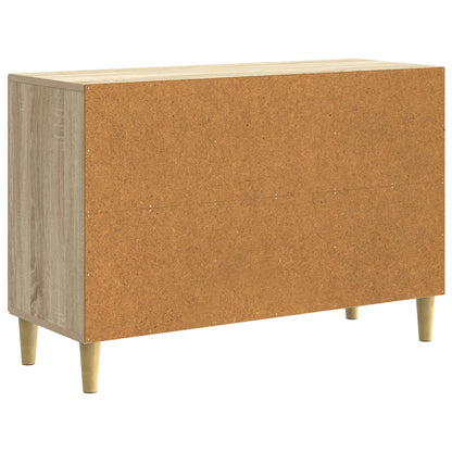 Dressoir met lade Sonoma Eiken 89 x 34,5 x 60 cm Bewerkt hout