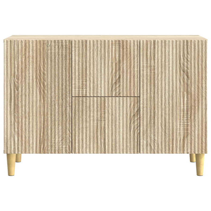 Dressoir met lade Sonoma Eiken 89 x 34,5 x 60 cm Bewerkt hout