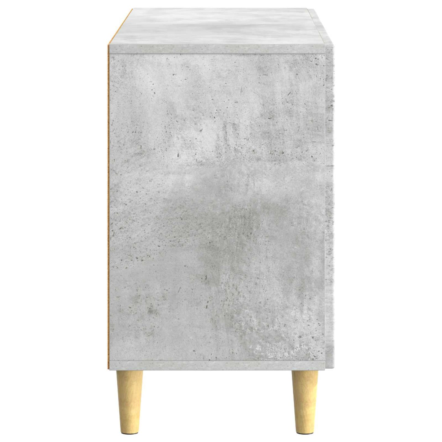 Dressoir met lade Betongrijs 89 x 34,5 x 60 cm Bewerkt hout