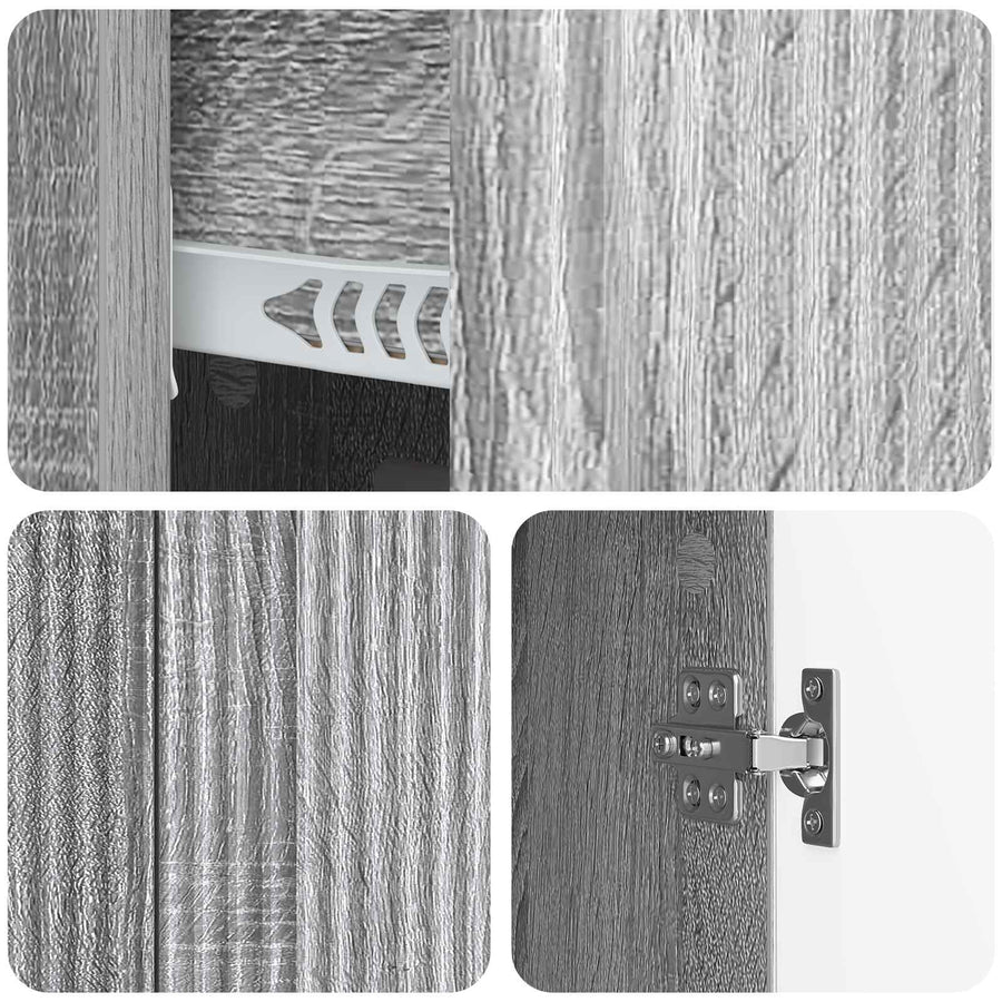 Dressoir met lade Grijs sonoma 89 x 34,5 x 60 cm Bewerkt hout