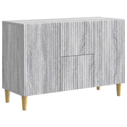 Dressoir grijs sonoma 89x34,5x60 cm bewerkt hout
