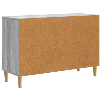 Dressoir met lade Grijs sonoma 89 x 34,5 x 60 cm Bewerkt hout
