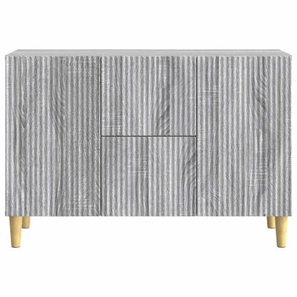 Dressoir met lade Grijs sonoma 89 x 34,5 x 60 cm Bewerkt hout