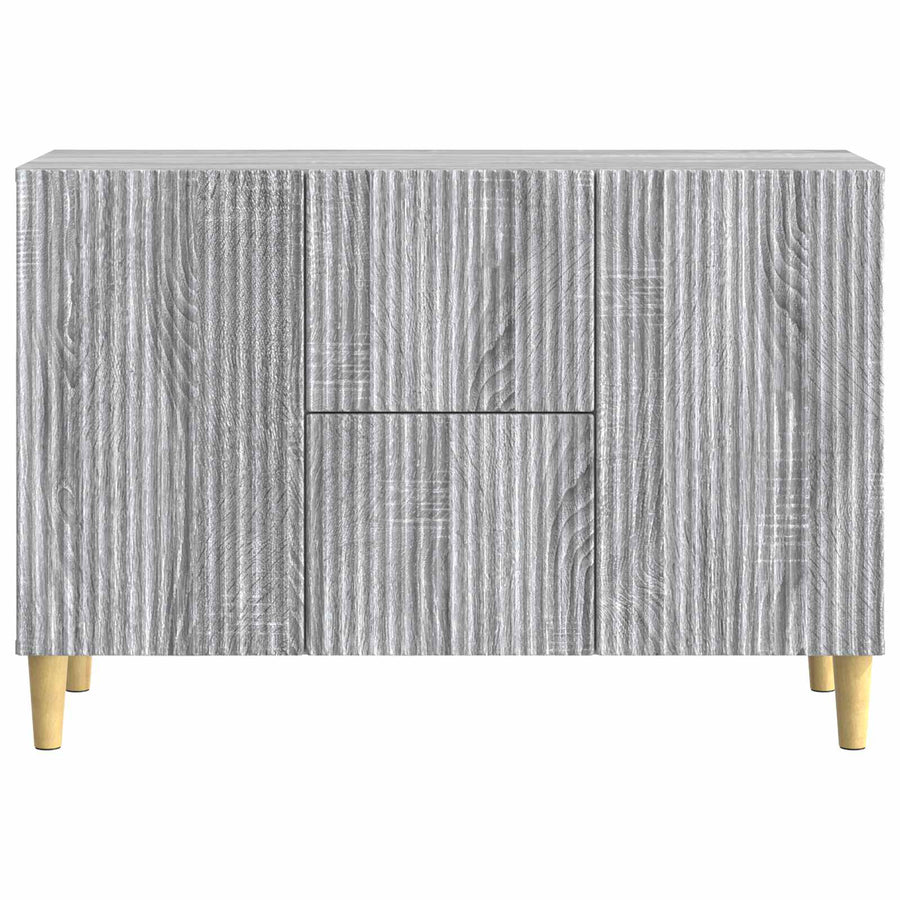 Dressoir met lade Grijs sonoma 89 x 34,5 x 60 cm Bewerkt hout