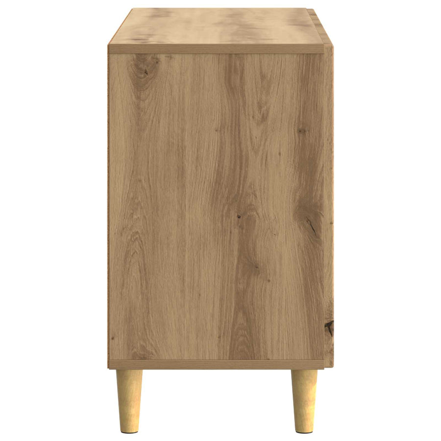 Dressoir Artisanaal eiken 89 x 34,5 x 60 cm Bewerkt hout