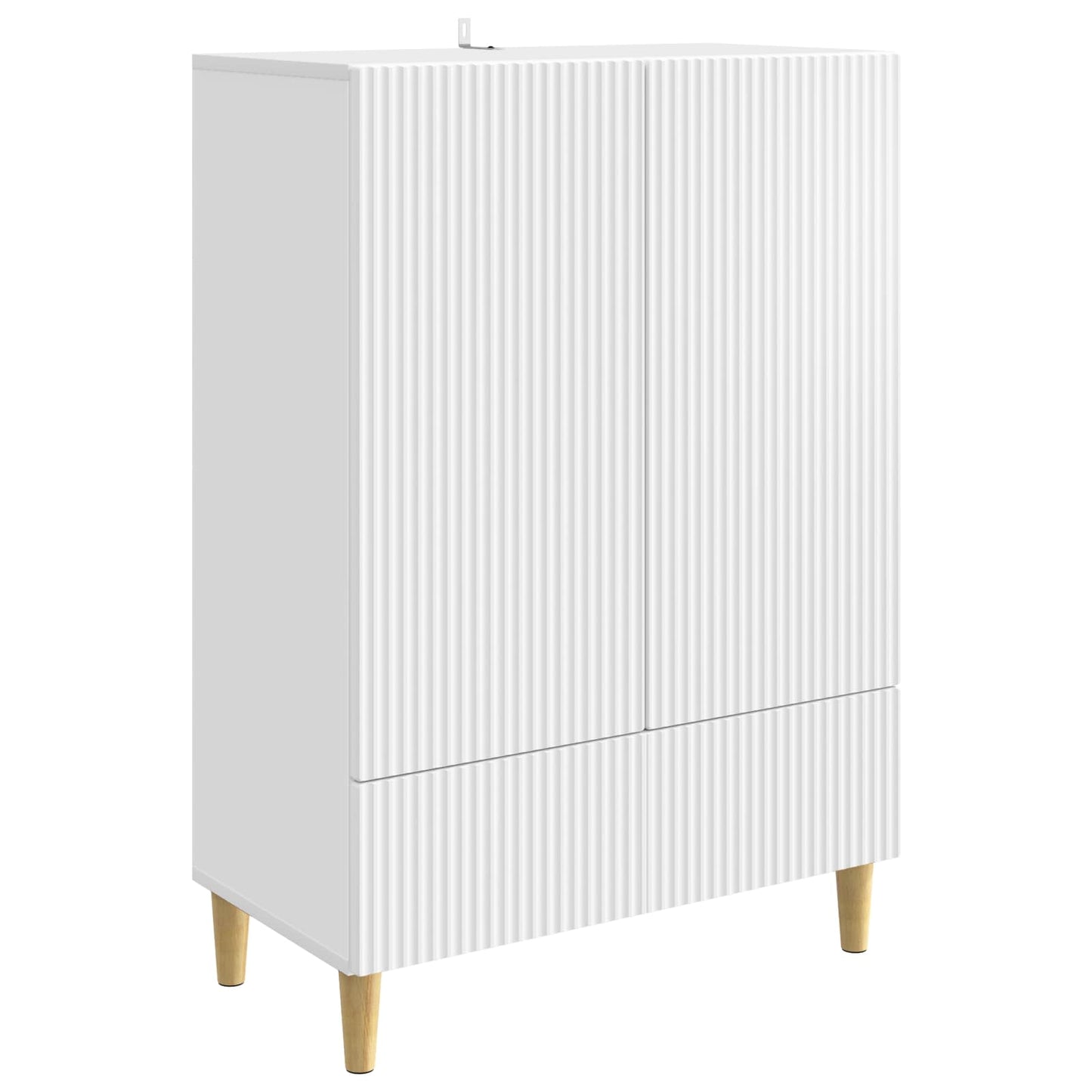 Dressoir met lade Wit 66 x 34,5 x 95 cm Bewerkt hout