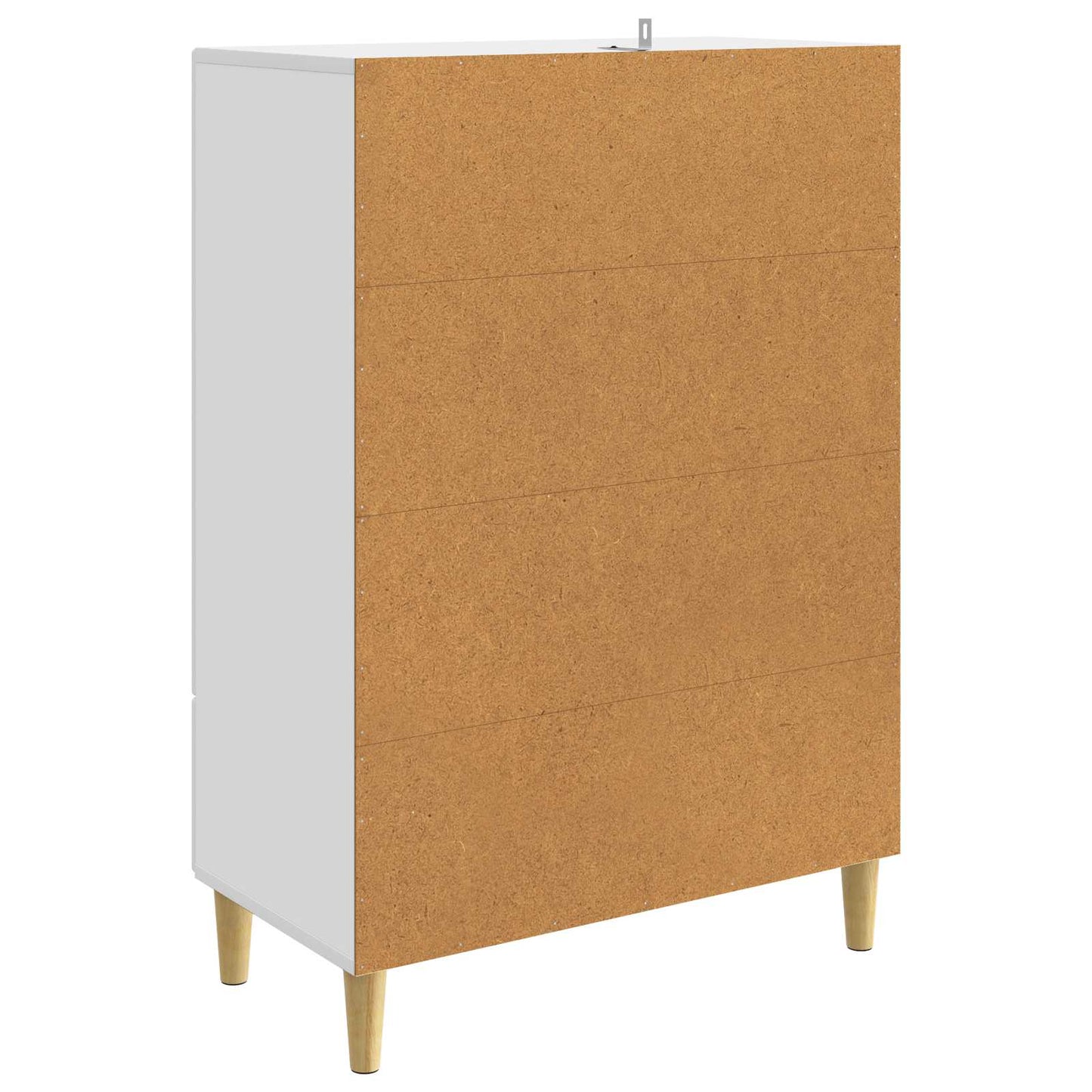 Dressoir met lade Wit 66 x 34,5 x 95 cm Bewerkt hout