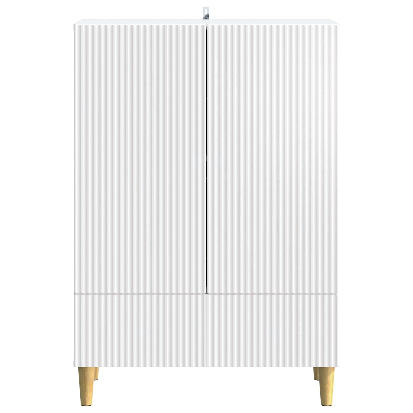 Dressoir met lade Wit 66 x 34,5 x 95 cm Bewerkt hout