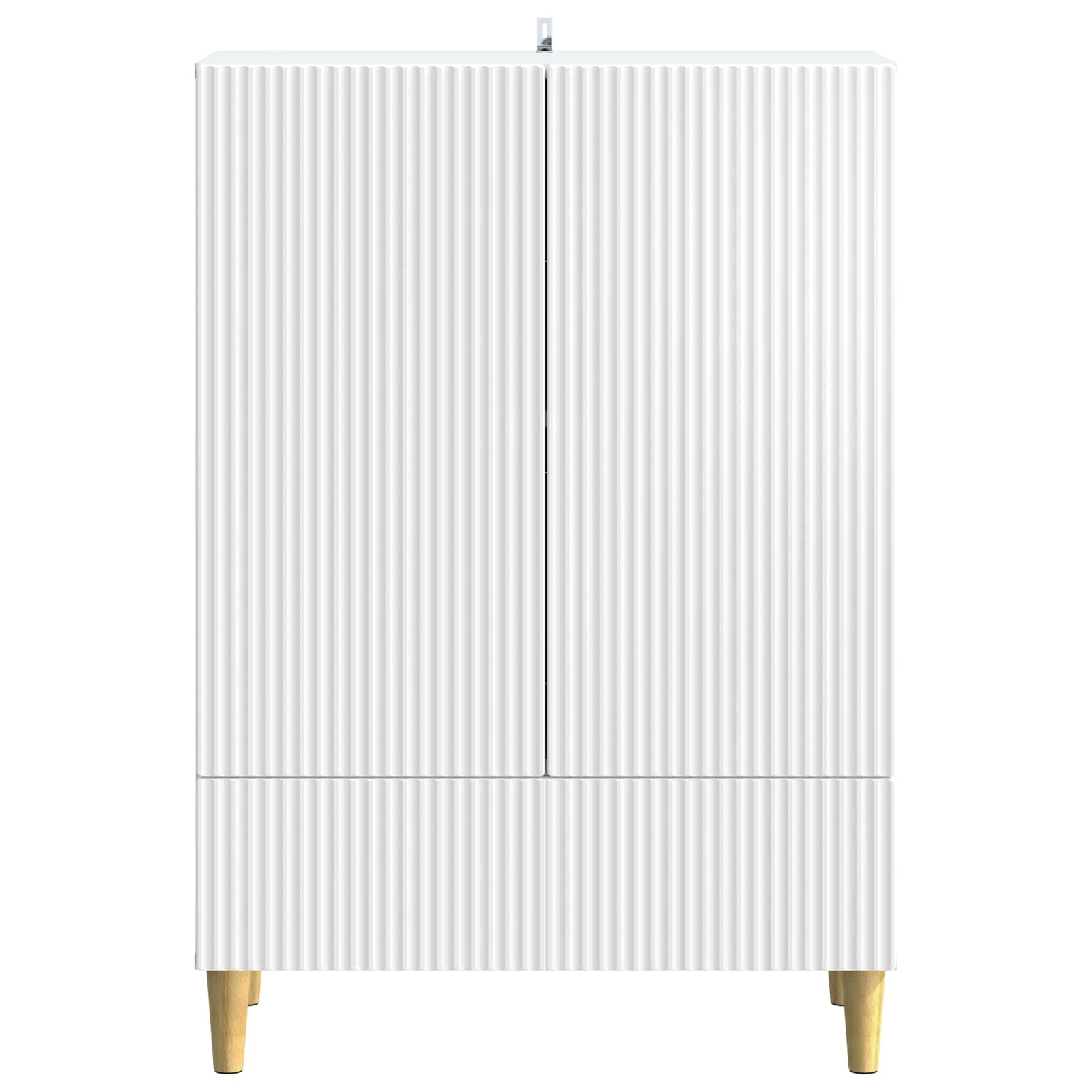 Dressoir met lade Wit 66 x 34,5 x 95 cm Bewerkt hout